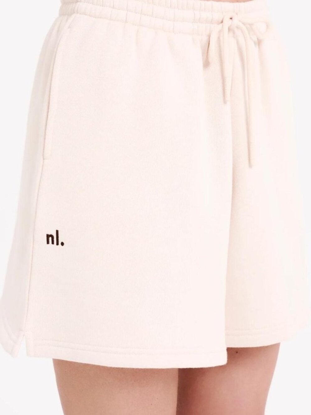 Nude Lucy Carter Curated Fleece Shorts Blush Pink Cloud Washed Lounge | Size XS